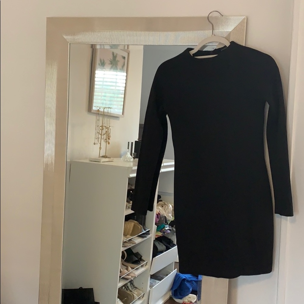 Zara Black Sweater Dress